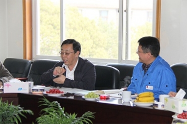 2013年3月18日，時任國家工信部節(jié)能司副司長楊鐵生一行蒞臨公司參觀指導(dǎo)